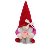 Generico Destino de muñeca gnome de San | Estatua de gnoma acolchada muñeca sin rostro | Centro de mesa de mesa de decoración de temporada romántica Figura de peluche para Mantelshelf