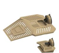 Genérico Detachable Tank, Turtle Basking Area, Tortoise Tank Dock, Stable Turtle Landscape with Feeding Place, Suction Cup For Aquatic Turtles, 5.51x5.12x3.15 Inches