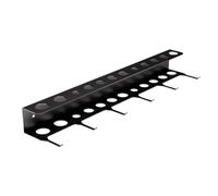 Genérico Detailing Brush Hanger - Wall-Mount Tool Rack for Space Saving, Sturdy Hooks with Storage for Car Wash, Garage, Workshop, Steel Construction, Indoor Organization, 15.74x 3.35x 1.77inches