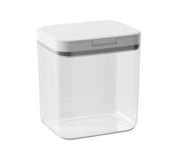 Genérico Detergent Container, Storage Box, 8,07 x 6,54 x 9,65 pulgadas, Compact Design Multi Purpose Bin, Airtight Dispenser for Kitchen, Apartment, Pantry, Bathroom, Cereal, Rice and Snacks, White