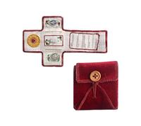 Genérico Devocionario Diario de Bolsillo,Cuaderno Espiritual Compacto | Libro De Oración Plegable Pequeño Para Comunión, Bautismo, Hogar Y Práctica Espiritual