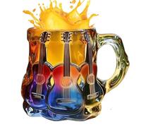 Genérico di arte della chitarra - Design Unico Tazze Artistico Musicale Con Stampa 3D | Tazze Termoresistenti Collezione Musicisti Regalo Ideale Per Famiglia Colleghi Amici