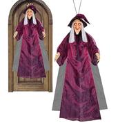 Generico di Halloween - Figura Colgante con Ojos Luminosos y Efectos sonoros, para Interior y Exterior, casa, jardín o, Sonidos aterradores, decoración para jardín, 41,73 x 25,98 x 70 Pulgadas