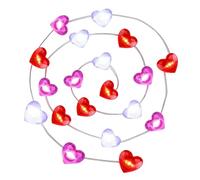 Generico Di San Da Interior - Decoraciones para el hogar con forma de corazón alimentadas por batería, con cadena de corazón para decoraciones, para interior y exterior dormitorio salón cascina