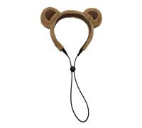 Genérico Diadema Con Orejas De Oso - Linda Diadema Con Orejas De Animales | De Felpa Elásticas, Para Disfraces Cosplay, De Cumpleaños Baño, Microfibra, De Pijamas De