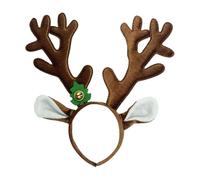 Genérico Diadema De Astas De - Gorros De Tela Para Juegos De Rol Navideños De 30x32 Cm | Diadema Con Orejas De Animales | Actuaciones Escénicas Eventos Temáticos Coleccionistas Fiestas De Disfra