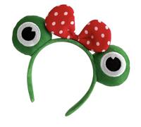 Genérico Diadema de Ojos de Rana - Accesorios para Disfraces de Cabeza - Banda Elástica con Ojos de Rana para Mujeres y Niñas en Fiestas de Halloween y Navidad