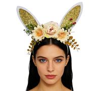 Genérico Diadema de Pascua | Decoración Animada Con Purpurina Para Disfraz | Diadema para Favor de Fiesta de Adultos y Niños | Para Cabina Fotográfica Cumpleaños Maquillaje Fiestas De Navidad