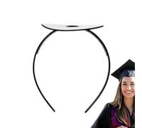 Genérico Diadema Para Sombrero De Graduación | Banda Anticaída Para Gorra De Graduación Con Sujeción - Accesorio De Sujeción Para Mujeres Adultas, Jóvenes Y Estudiantes