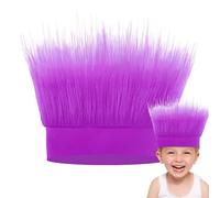 Generico Diadema Peluda - Troll Divertido Y Suave Con Peluca Para Cabello Loco, Para Disfraces | Tocado Cómodo, Banda Para El Cabello, Objetos De Escena Alentadores Para Niños, A