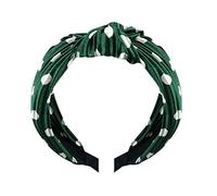 Genérico Diadema SPA para Mujeres Diadema con Esponja para Lavarse Cinta Pelo Absorbente del Sudor para Correr, Yoga, Gimnasio (Green, One Size)