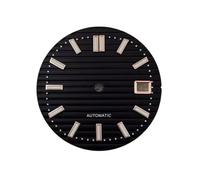 Genérico Dial NH35 de 30,5mm con Logotipo S for Movimiento, Accesorios Reloj Luminosos Verdes C3 Fuertes for Hombre(D196)