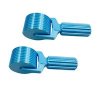 Genérico Diamond Painting Roller Tool, New 3d Printed Diamond Painting Roller Tool, Easy-Grip Hand Detachable, for Smooth Pressing, Crafting Projects (TWO,Blue)