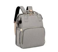 Genérico Diaper Bag Backpack, Baby Travel Organizer, Maternity Tote, Waterproof Fabric Shell, Large Capacity Storage, Lightweight Carry Design, for Car Outdoor or Airplane Travel, 12.2x7.48x15.35 in