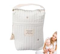 Genérico Diaper Organizing Pouches, Cartoon Quilted Pacifier Bag Pouches, 36x28x8cm Adorable Diaper Soft Storage Pouch for Feeding Bottles, Wipes, and Baby Necessary