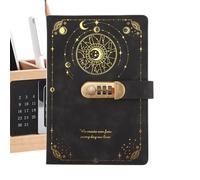 Genérico Diario con cerradura - Agenda planificador A5 - Cuaderno para tomar notas para adultos adolescentes estudiantes, viajes, cumpleaños, vacaciones, oficina en casa