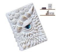 Genérico Diario en relieve con ojos de dragón 3D - Resina 15,5x4x18,8 cm | Cuaderno con ojos de dragón con tapa dura, escultura detallada, cuaderno de bocetos | Regalo de creatividad