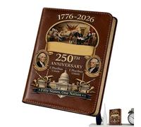 Genérico Diarios de escritura - 250 Aniversario Conmemorativo Patriótico | Cuaderno de la Celebración 1776-2026 Estados Unidos - Para Adultos Adolescente, Memoria Celebración