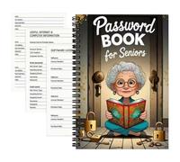 Generico Diarios de escritura - Impresión de ancianos de cartón cuaderno de anillos,72 páginas para notas trabajo ley adultos aula estudio investigación journaling profesores escritores