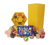 Genérico Dice Games For Adults - Fast-Playing Toss Dice Board Game | Portable Strategy Activities For Teens Women Kids Boys Men Entertainment Classroom Trip Home Camping School Picnic