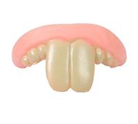 Genérico Dientes Ficticios para Perro | Dientes Falsos de Silicona para Engaño - Juguetes interactivos para Perro para Ejercicio, Juego de Interior Viaje Hogar Regalo Familia