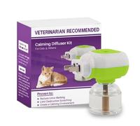 Genérico Diffuseur Chat, Diffuseur Chat Pour Arrêter De Faire Pipi Partout 6 En 1, Pet Wellness Diffuseur Pheromones Chat, Soulage Le Stress Anxieux,Réduit Les Bagarres (A)