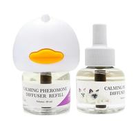 Generico Difusor calmante multi gato - Spray calefactor de apoyo conductual calmante, dispositivo antiestrés portátil Plug-in, para la relajación , dispensador para el control de Ans