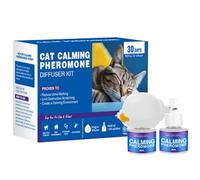 Genérico Difusor de Feromonas Calmantes para Perros: （Difusor de Feromonas para Gatos） Olvídate de Las Peleas y los Bufidos, Dile Adiós al Marcaje con Orina (A)