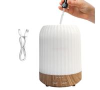 Genérico Difusor Humidificador de Aromaterapia - 3 Modos de Luz Nocturna con Temporizador | 250ml Aparato De Aromaterapia para Dormir - para Hotel, Baño, Salón, Dormitorio, Apartamento, Hogar,