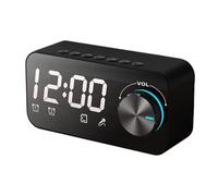 Genérico Digital Alarm Clock - HD Mirror Touch Screen | Bedside Alarm Clock Wireless Speaker For Bedroom Living Room Kid Room Desk Nightstand Table Dorm