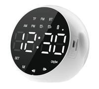 Genérico Digital Alarm Clock | LED Display Loud Sound Rechargeable Smart - Electric Double Alarm Bedside Clock - for Adult s Heavy Sleepers Seniors Sleep Home Living Room Study Office