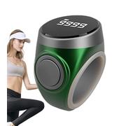 Genérico Digital Counting Ring - 4 Digit Electronic Finger Clicker Counter with Easy Read Screen, Multipurpose Number Tracking Tool, Ideal for Prayer Meditation Knitting Crochet or Sports Coaching