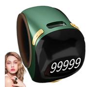 Genérico Digital Finger Counter - Compacto ABS Material 5 Digit Tally | Pantalla giratoria ajustable con pantalla electrónica, Handy Prayer Tasbeeh Machine for Meditation Ejercise Classroom Fingers