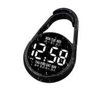 Genérico Digital Pocket Watch - LED Electronic Night Glow Waterproof Keyring Pocket Watch, Digital Watches Keychain for Travel, Road Trip, Commuting, Exam Preparation, Outdoor Use Time Display Device