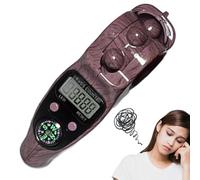Genérico Digital Prayer Beads Counter - Finger Tally Counter with Compass | PP Material, Random Wood Color, 0-99999 Counting Range, Handheld Tool for Meditation Relaxation Stress Reduction