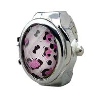 Genérico Digital Ring Watch - Vintage Gem Finger Ring Watches, Retro Gemstone Mini Watch, Leopard Print Rings Watches, Lightweight Open Rings For Women, Fashion Supplies For Birthday, Valentine's Day