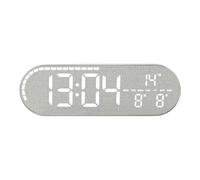 Genérico Digital Wall Clock - Decorative Silent Digital Alarm Clock For Living Room Farmhouse Classroom Gym Kitchen Bathroom | Large Display with Easy-to-Read Numbers For Home Use