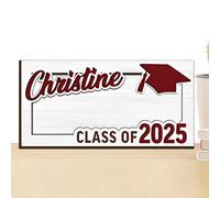 Genérico Dinero para Graduación 2025 | Portamonedas De Madera para Ceremonia De Graduación - Doble Nivel para Adolescentes Familiares Y Amigos Accesorios De Fiesta