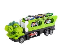 Genérico Dinosaur Car Transporter,Novelty Animal Vehicles Toys | Dinosaur Toys Truck with 6 Car For Over 3 Years Old Boy