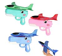 Genérico Dinosaur Foam Glider Launcher Toy, Foam Glider Airplane Launcher Toy Dual Flight Modes, Fun Outdoor Flying Catapult Toy - Fun Birthday Gifts & Party Favors (3MIX)