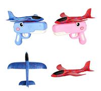 Genérico Dinosaur Foam Glider Launcher Toy, Foam Glider Airplane Launcher Toy Dual Flight Modes, Fun Outdoor Flying Catapult Toy - Fun Birthday Gifts & Party Favors (2PCS * B)