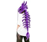 Genérico Dinosaur Skeleton Costume | Masquerade Dress Up Clothes Props
