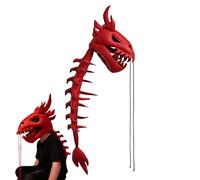 Genérico Dinosaur Skeleton Plush Costume, Soft Breathable Dinosaur Cosplay Outfit, Plush Party Costume for Boys Girls, Fun Dress Up Outfit for Halloween Christmas Party Dance Stage Celebration