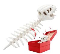 Genérico Dinosaur Skeleton Plush Costume | Wearable Funny Soft Headpiece Doll | Dinosaur Headpiece Skeleton Toy | For Women Men Boys Kids Children Adults Home House Bedroom