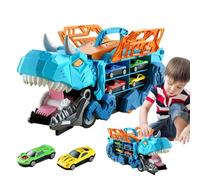 Genérico Dinosaur Toys Car | Interactive Car Toys | Educational Car Toys | Portable Truck Car Toy | Transport Carrier Truck Toy Portable & Easy To Carry ABS+Alloy For Your Little Explorer