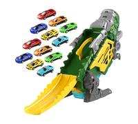 Genérico Dinosaur Transport Truck Toy Car Carrier with 12 Mini Vehicles