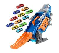 Genérico Dinosaur Transport Truck Toy Car Carrier with 12 Mini Vehicles