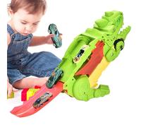 Genérico Dinosaur Truck Toy, Engineering Transport Carrier Vehicle for Kids, Durable ABS Construction with 6 Mini Cars to Inspire Creative Play and Imagination, 16x11.8x34cm