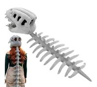 Genérico Dinosaurierkostüm *1- Lustige Weiche tragbare Kopfbedeckung - Dinosaurier-Kopfplüschtier,Für Damen Herren Kinder Erwachsene Zuhause Schlafzimmer
