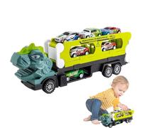 Genérico Dinosaurio Car Transporter,Novelty Animal Vehicles Toys | Dinosaurio Toys Truck with 6 Car for Over 3 Years Old Boy